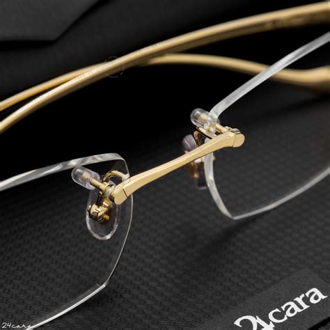 cheap gold cartier frames|cartier glasses clear frames.